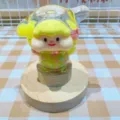 Cute oil-filled quicksand figurine desktop ornament, creative acrylic trendy toy gift for kids. - Lilith / Yellow