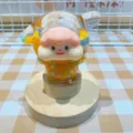Acrylic liquid quicksand blind box figurine, cute colorful beads desktop decoration toy. - Lilith / Orange