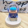 Cute trendy toy desktop decoration, oil-filled action figure for home desk and car interior decor. - Colored Bead Fruit Tot - Purple