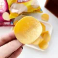 Mignonne drôle pince à cheveux chips de pomme de terre snack de simulation accessoire femme - Forme de Chips / Jaune