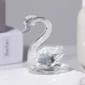 Exquisite crystal swan figurine desktop ornament romantic home decor gift main image display - Rhinestone-Filled Small Swan / 5cm