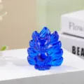 Blauer Kristall Neunschwänziger Fuchs Figur Tischdekoration Deko Ornament Geschenk - Blau