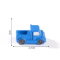 Miniature blue pickup truck model, micro landscape DIY ornament, size 3.7x2cm SKU. - #1 Cargo Truck
