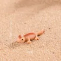Miniatura de lagarto realista de resina para micropaisaje jardinería accesorios DIY para zapatos - Marrón