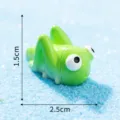 Mini green grasshopper resin figurine for moss micro landscape DIY miniature garden decor. - No. 2 Grasshopper