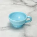 Miniature plastic coffee cup in light blue for dollhouse DIY micro landscaping display - Coffee Cup - Blue