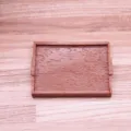 Dollhouse miniature brown tray simulation food DIY doll house accessory kitchen model - Brown Tray