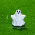 Mini Halloween fantasma blanco estatuilla de resina microlandscape accesorio de adorno. - Fantasma Blanco