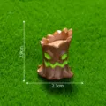 Mini figura de fantasma de tocón de árbol de Halloween, accesorio de decoración micropaisaje. - 2# Demonio del árbol