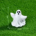 Mini figura de fantasma blanco, adorno de resina bonito para micro paisaje y decoración DIY. - 3# Fantasma blanco