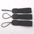 Black cup lanyard replacement strap portable travel water bottle handle strap detail view - Black