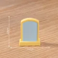Miniature resin mirror ornament for dollhouse micro landscape DIY craft desktop decor - Mirror #7