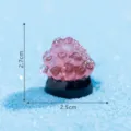 Mini luminous coral resin ornament micro landscape fish tank DIY accessory 2.7x2.5cm - 6# Large