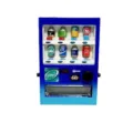 1:12 miniature dollhouse vending machine toy cute micro food play model blue desk ornament - Blue
