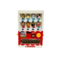 Miniature 1:12 scale dollhouse vending machine toy, realistic simulation drink machine model for decor. - White