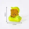 Linda estatueta de serpiente año 2025 riqueza mini adorno escritorio coche accesorio - 1# Violento