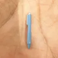 1:12 Casa de Muñecas Miniatura Bolígrafo de Metal Accesorio Escena OB11 Azul - Azul