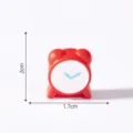 Miniatura despertador rojo accesorio casa de muñecas DIY, pequeño adorno retro para micropaisaje. - Reloj despertador
