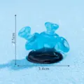 Blue miniature luminous coral resin ornament for fish tank DIY landscaping and micro landscape. - No. 7 Large