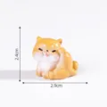 Mini figura de perro Shiba Inu de resina lindo adorno de escritorio decoracion - Sentado con pierna levantada, 2#
