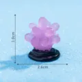 Mini glowing resin coral figurine ornament, 3.0x2.6cm purple aquarium landscaping decor - No. 9 Large
