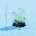 Luminous small coral figurine micro landscape aquarium DIY resin decoration accessory 3.4cm - No. 10 Large