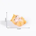 Miniature resin dog figurine, cute lying puppy toy for dollhouse and car decoration - Lying Position #11