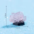 Mini glowing pink coral fish tank decoration DIY micro landscape resin ornament 2.3x3.2cm - No. 17 Large