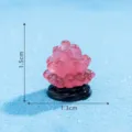 Mini luminous coral ornament diy micro landscape resin figurine fish tank decor 1.5cm pink - 24# Small
