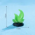 Miniature luminous green coral ornament fish tank landscaping DIY accessory 1.9x1.5cm - 28# Small