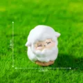 Mini schattig schaap figuur hars ornament voor micro landschap auto decor 2.8cm - 4# Lammetje
