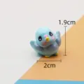 Schattig miniatuur blauw vogeltje figuur ornament microlandschap hars cartoon pop speelgoed - Blauwe papegaai