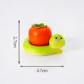 Lindo figurita de serpiente con caqui decoracion de escritorio 2.7x4.7cm auto accesorio - 6# Cargando caqui