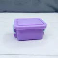 Mini dollhouse storage box, purple plastic mini container for DIY craft and display - Light Purple