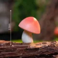 Miniature simulation mushroom figurine for moss micro landscape DIY bonsai decoration. - No. 5 Rose Red