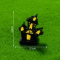 Halloween miniature black castle resin figurine micro landscape DIY decoration accessory. - 7# Devil's Castle