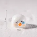 Mini cute crying snow doll resin ornament micro landscape desktop decoration 1.5x1.9cm - 9# Crying
