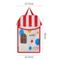 Bolsa de almacenamiento para bolsas de basura pared forma de casa organizador cocina - Casa