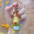 Süßer Cartoon Rentier Schlüsselanhänger und Taschenanhänger für Auto Schlüssel und Rucksack. - Weihnachtsanhänger-Serie - Rentier