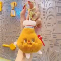 Llavero de peluche de muslo de pollo lindo, colgante de bolso suave, regalo creativo. - Pierna de pollo