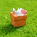 Miniatur Harz Gartenwerkzeug Box Ornament für Mikro Landschaft DIY Dekorations Zubehör. - 4# Werkzeugkästen