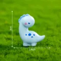 Cute little dinosaur mini figurine for moss micro landscape DIY decoration accessory - 2# Brachiosaurus (2.4x3cm) / Blue Long-Necked Dinosaur