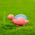 Cute dinosaur miniature figurine for moss micro landscape DIY decoration and mini home decor. - 4# Spinosaurus (3.7x2.2cm) / Pink Spinosaurus