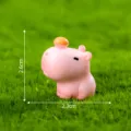 Pink Capybara Figurine Cute Mini Animal Statue Resin Micro Landscape DIY Decor Ornament 2.6cm - 3# Capybara