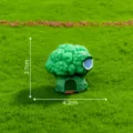 Miniatura brócoli casa figura resina jardín hadas micro paisaje DIY adorno decor 4.2cm - N.º 1 casa de coliflor