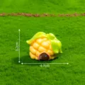 Miniatura casa de maiz de resina estatuilla bonita microlaisaje casa de munecas DIY decor - N.º 2 casa de maíz