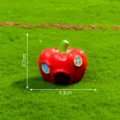Figurita casa de pimiento rojo en miniatura casa de muñecas microlandschaft accesorio 3.7x4.3cm - N.º 3 casa de chile