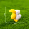 Mini pelican figurine resin ornament micro landscape desktop decoration toy cute animal model - 9# Pelicans