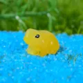 Figura de rana de resina luminosa amarilla micro paisaje miniatura decoracion de jardin. - Estilo A