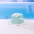 Miniature resin igloo snow house figurine DIY micro landscape decoration 2.9x4.1cm model - No. 6 Igloo